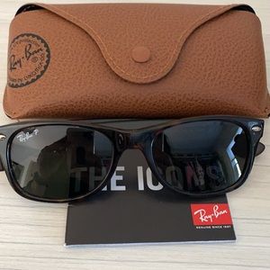 Gorgeous Tortoise New Wayfarer Polarized Ray-Bans!